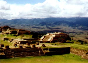 Fantastic view from the top of Monte Alban above Oaxaca!